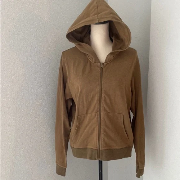 Skims Plus Size Basics Outdoor Full Length Zip Up Hoodie - Picture 1 of 9